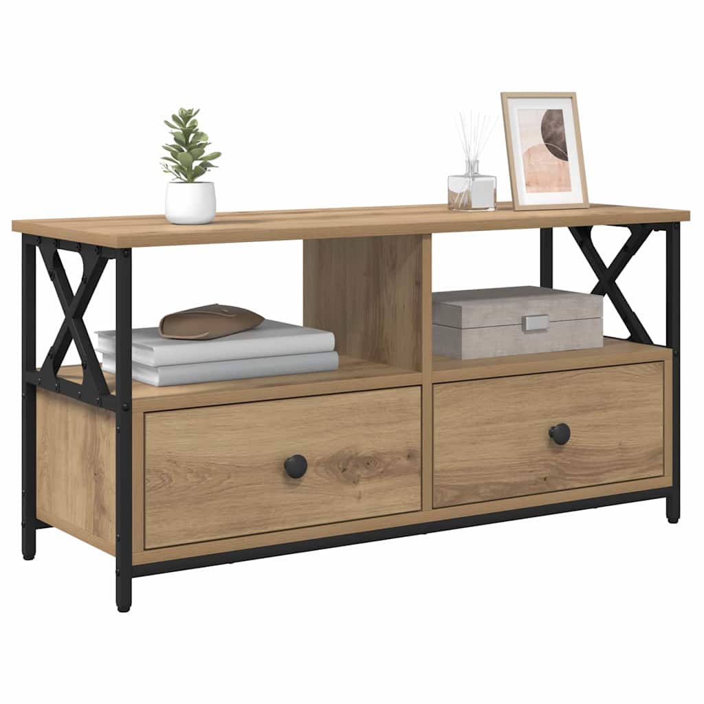 TV Cabinet with Drawer Artisan Oak 90 x 33 x 45 cm
