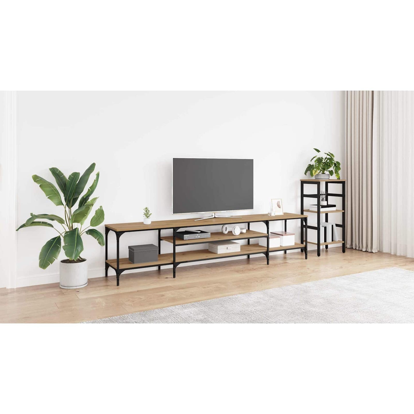 TV Cabinet Artisan Oak 201 x 35 x 45 cm