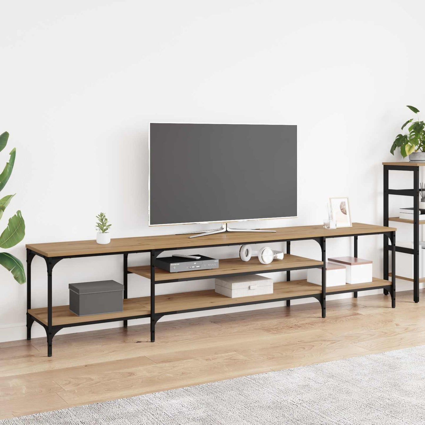 TV Cabinet 201 x 35 x 45 cm Artisan Oak