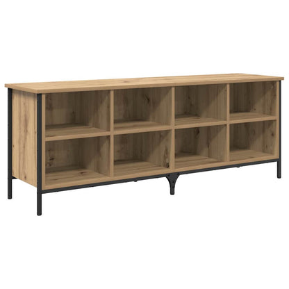 Shoe Cabinet 131 x 35 x 50 cm Engineered Wood and Iron