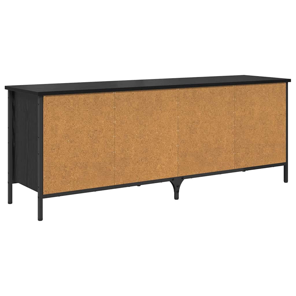 Shoe Cabinet 131 x 35 x 50 cm Engineered Wood and Iron