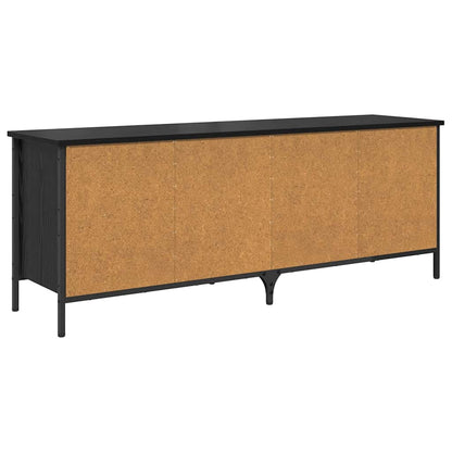 Shoe Cabinet 131 x 35 x 50 cm Engineered Wood and Iron