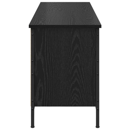 Shoe Cabinet 131 x 35 x 50 cm Engineered Wood and Iron