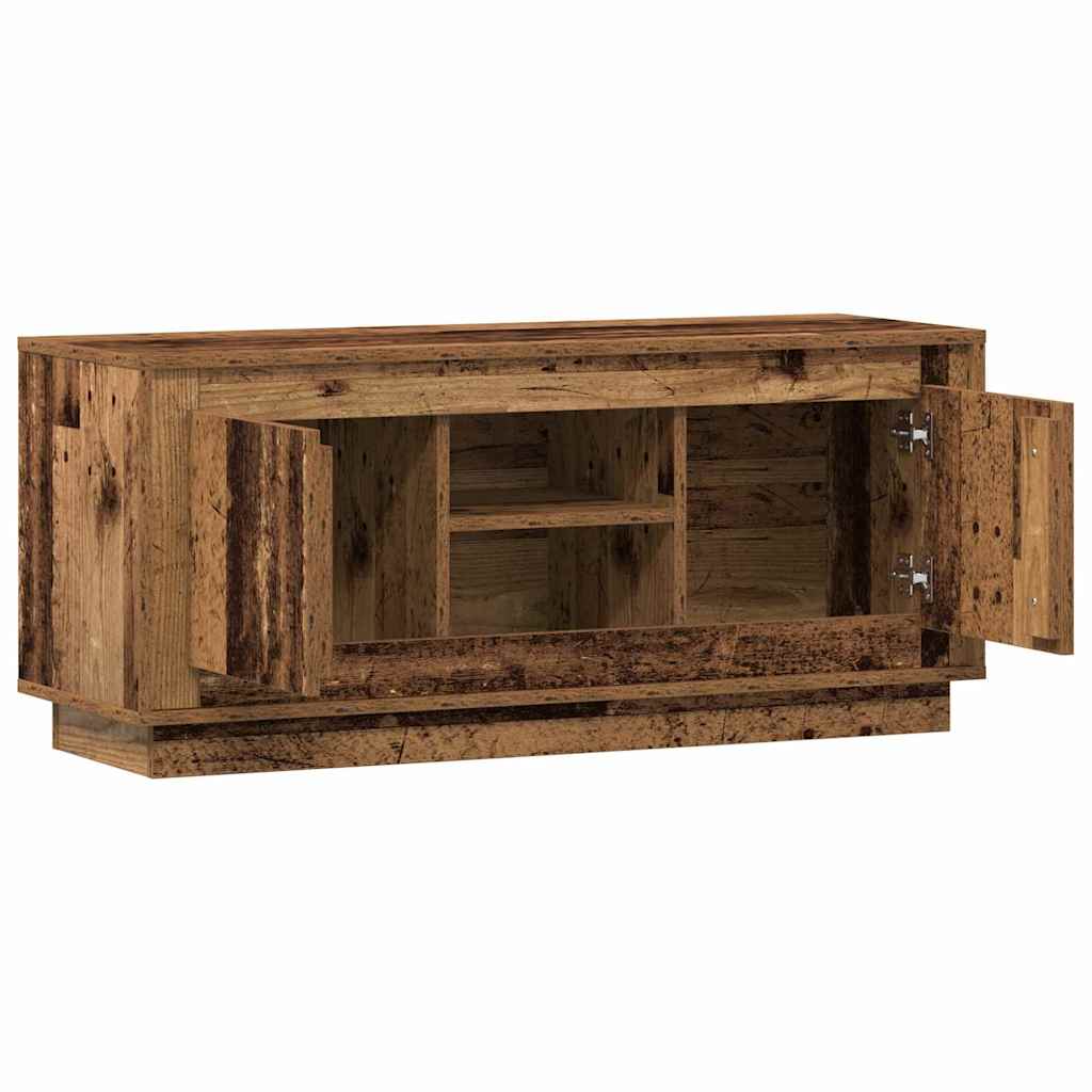 TV Cabinet Old Wood 102 x 35 x 45 cm Engineered Wood