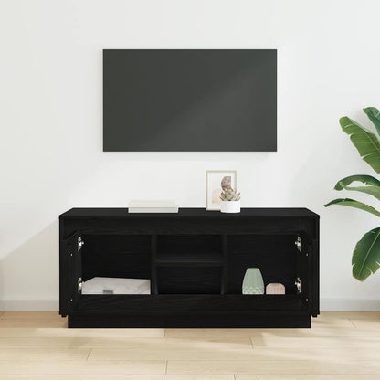 TV Cabinet 102 x 35 x 45 cm Black Oak Engineered Wood