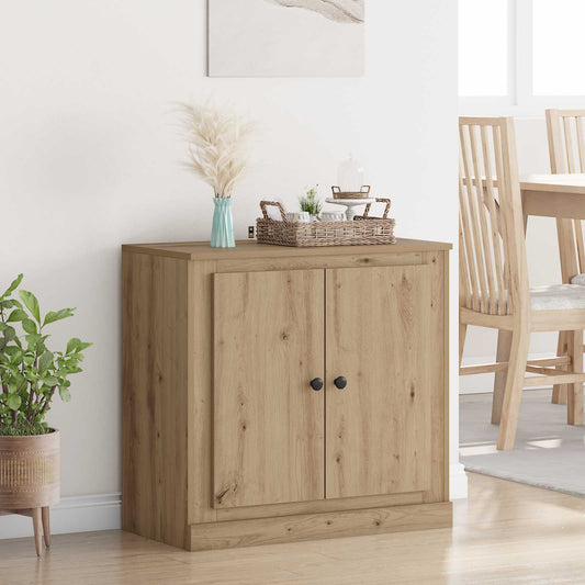 Sideboard 70 x 35.5 x 67.5 cm Artisan Oak Engineered Wood