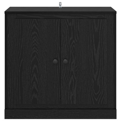 Sideboard Black Oak 70 x 35.5 x 67.5 cm Engineered Wood