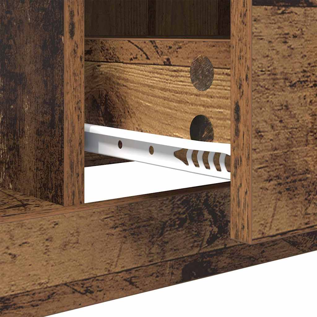 Coffee Table Old Wood 90 x 50 x 35 cm Engineered Wood