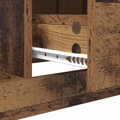 Coffee Table Old Wood 90 x 50 x 35 cm Engineered Wood