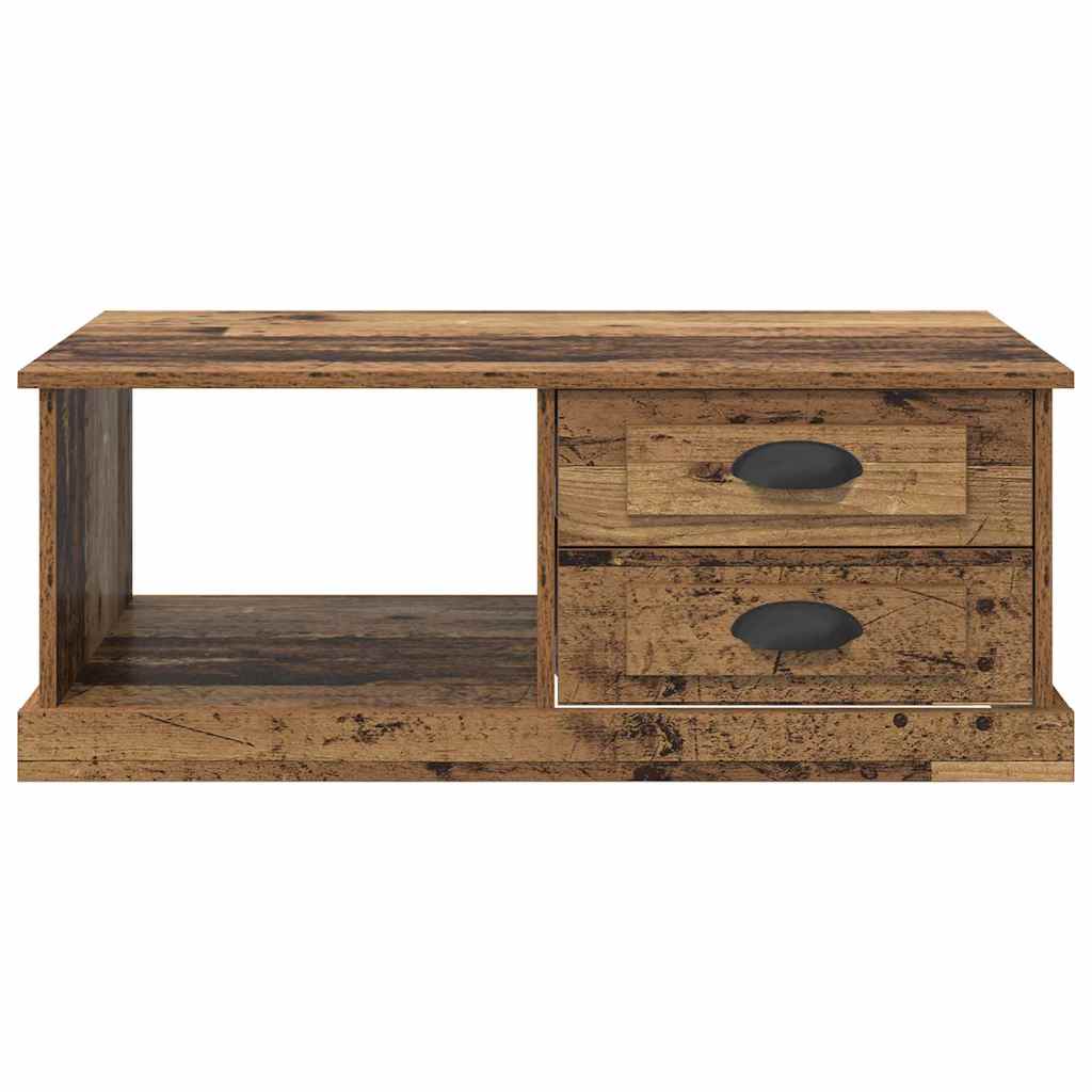 Coffee Table Old Wood 90 x 50 x 35 cm Engineered Wood