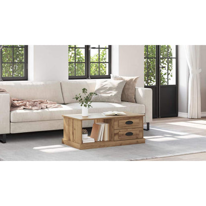 Coffee Table Artisan Oak 90 x 50 x 35 cm Engineered Wood