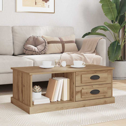 Coffee Table Artisan Oak 90 x 50 x 35 cm Engineered Wood