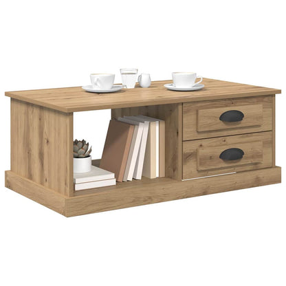 Coffee Table Artisan Oak 90 x 50 x 35 cm Engineered Wood