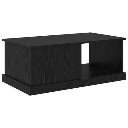 Coffee Table Black Oak 90 x 50 x 35 cm Engineered Wood