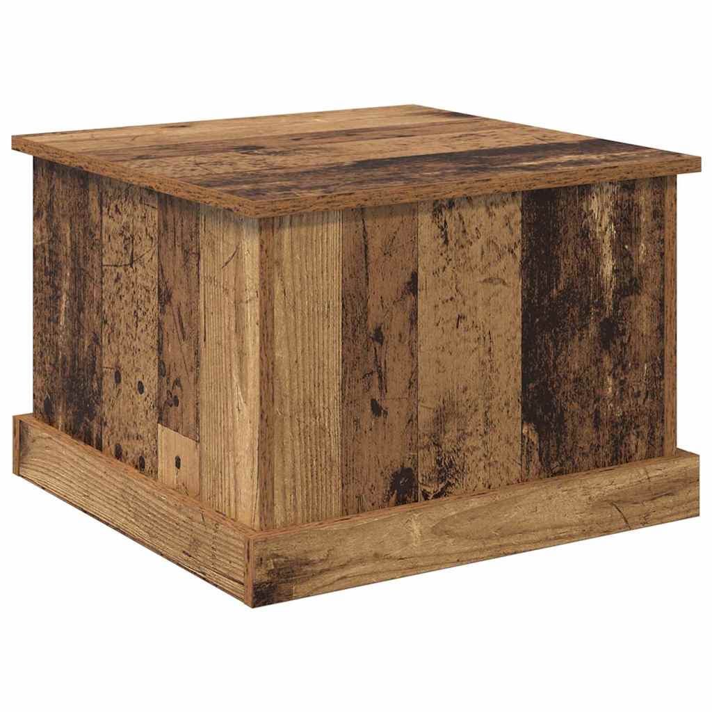 Coffee Table Old Wood 50 x 50 x 35 cm Engineered Wood