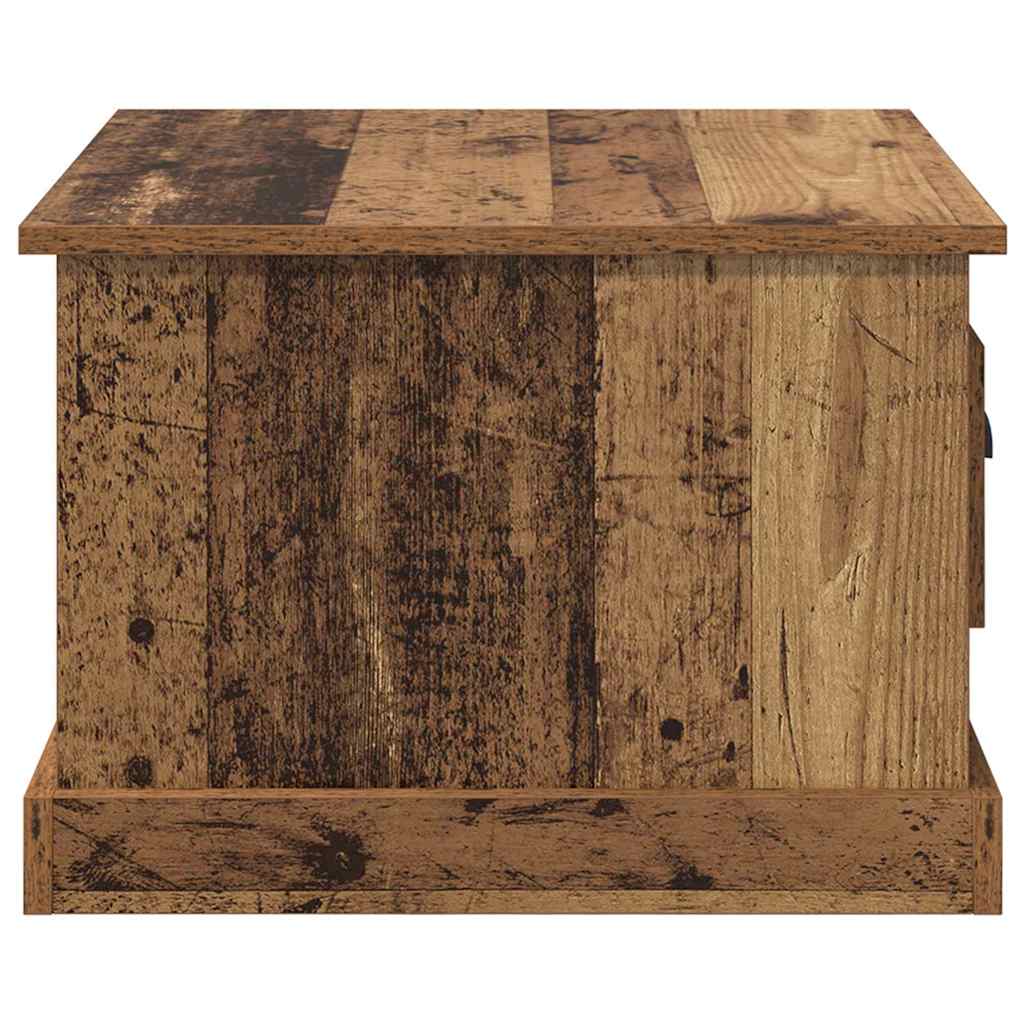 Coffee Table Old Wood 50 x 50 x 35 cm Engineered Wood