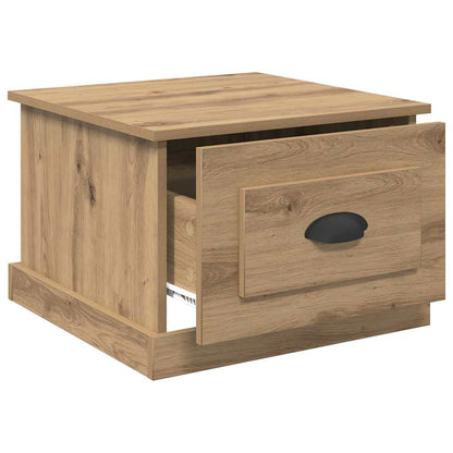 Coffee Table Artisan Oak 50 x 50 x 35 cm Engineered Wood