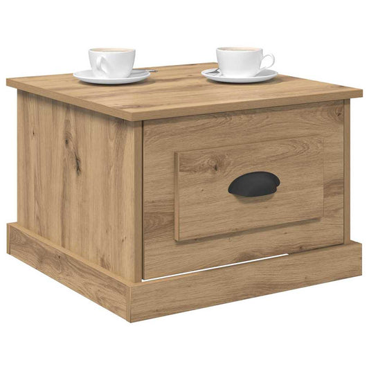 Coffee Table Artisan Oak 50 x 50 x 35 cm Engineered Wood