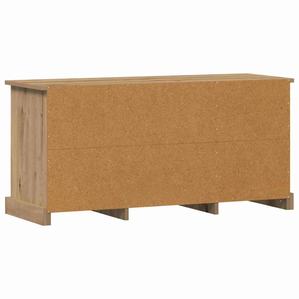 TV Cabinet Artisan Oak 99.5 x 35.5 x 48 cm Engineered Wood