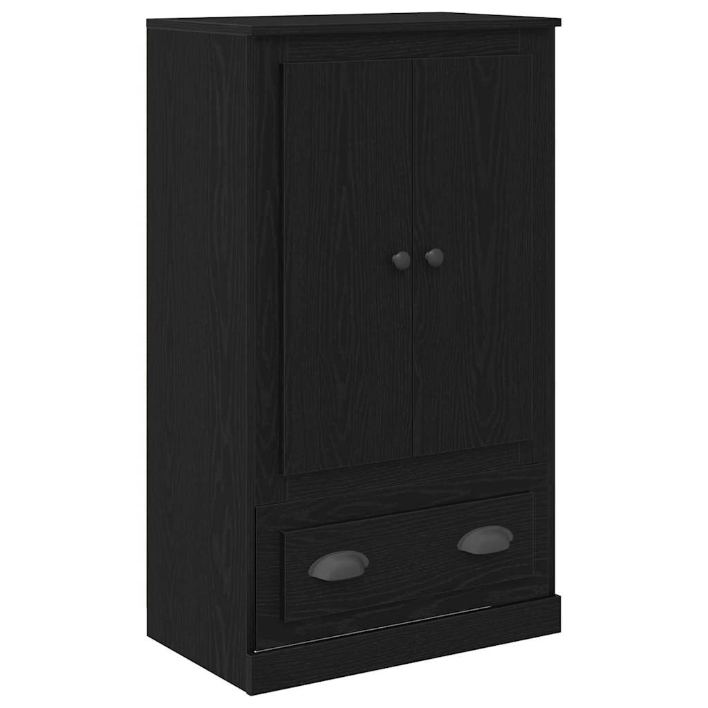 Highboard Black Oak 60 x 35.5 x 103.5 cm Engineered Wood