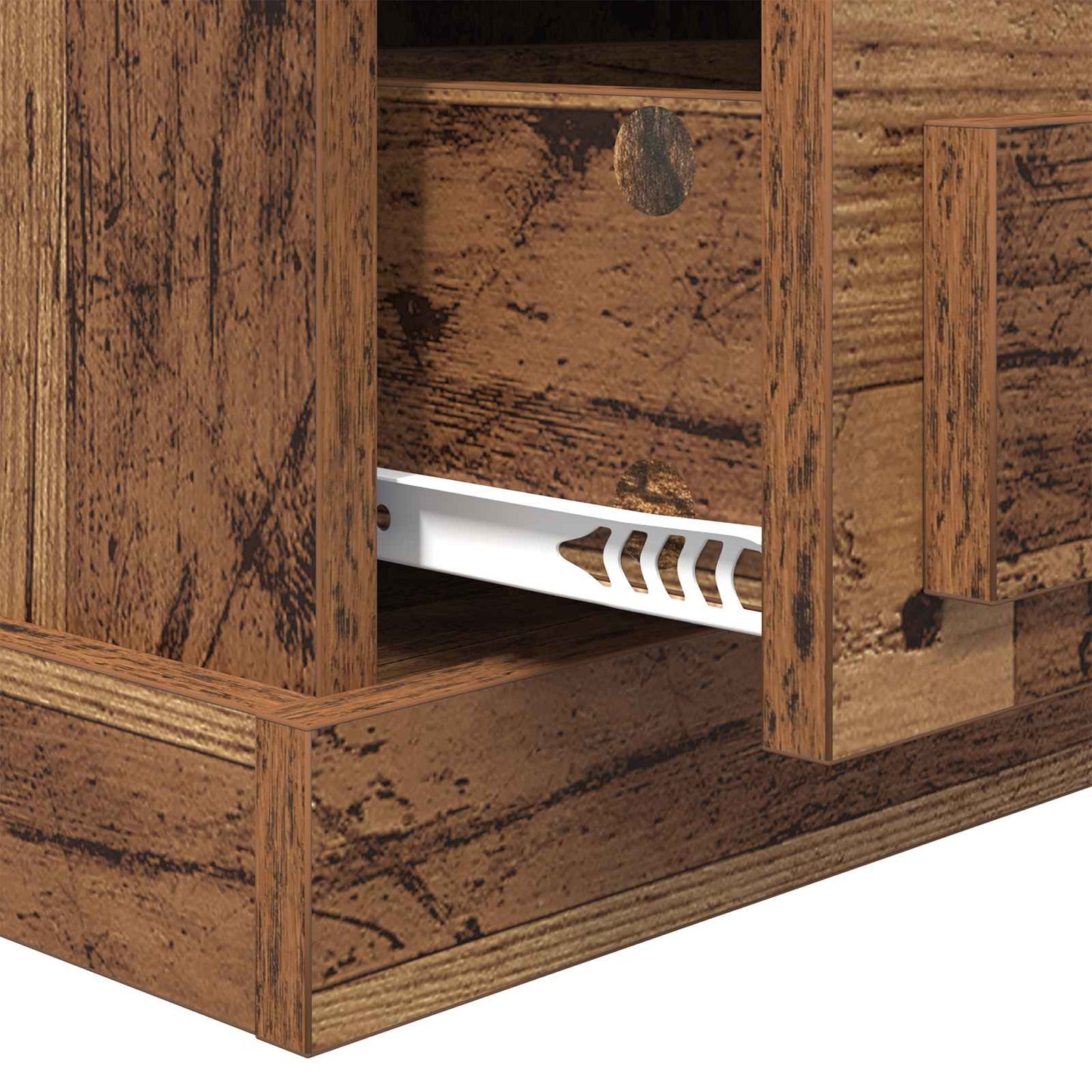 Bedside Cabinet Old Wood 36 x 43 x 60 cm Engineered Wood