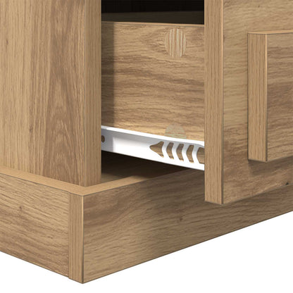 Bedside Cabinet Artisan Oak 36 x 43 x 60 cm Engineered Wood