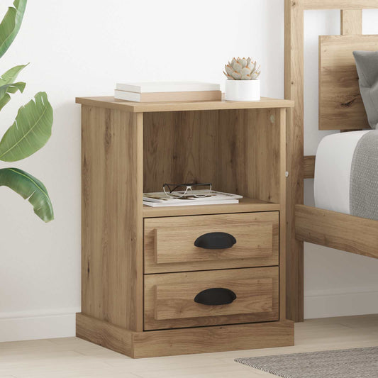 Bedside Cabinet 2 pcs Artisan Oak 36 x 43 x 60 cm