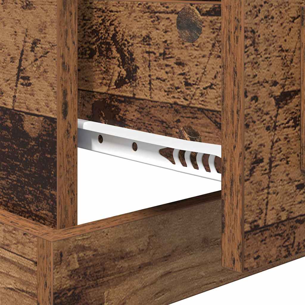 Bedside Cabinet Old Wood 50 x 50 x 60 cm Engineered Wood
