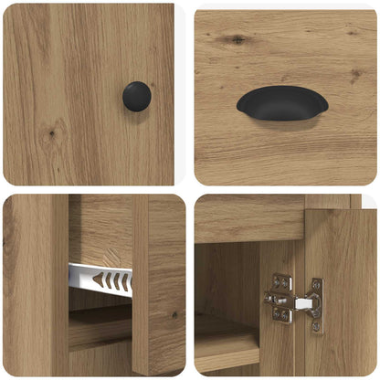 Highboard Artisan Oak 70 x 35.5 x 67.5 cm Engineered Wood