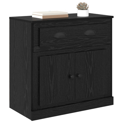 Highboard Black Oak 70 x 35.5 x 67.5 cm Engineered Wood
