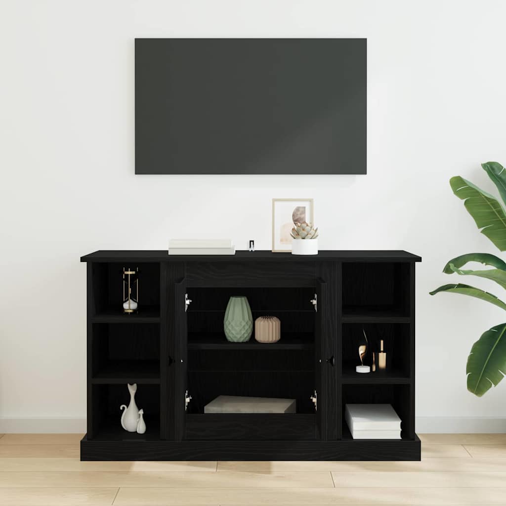Sideboard Black Oak 100 x 35.5 x 60 cm Engineered Wood