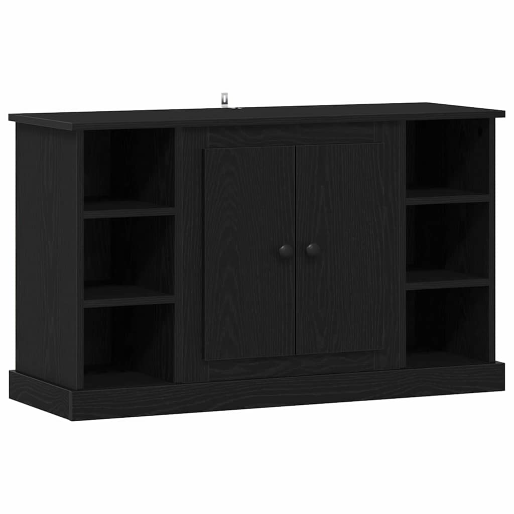 Sideboard Black Oak 100 x 35.5 x 60 cm Engineered Wood