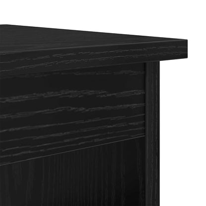 Coffee Table 3 pcs Black Oak Engineered Wood