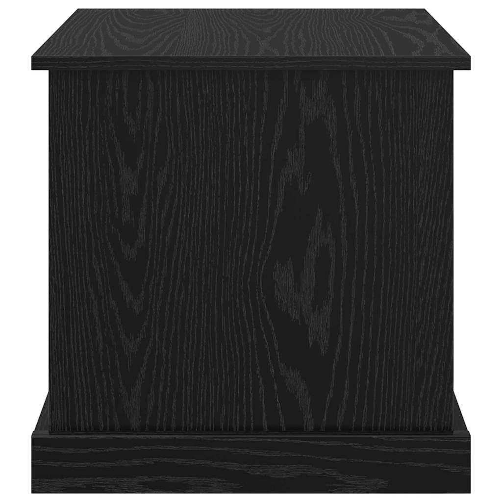 Coffee Table 3 pcs Black Oak 48 x 45 x 45 cm Engineered Wood