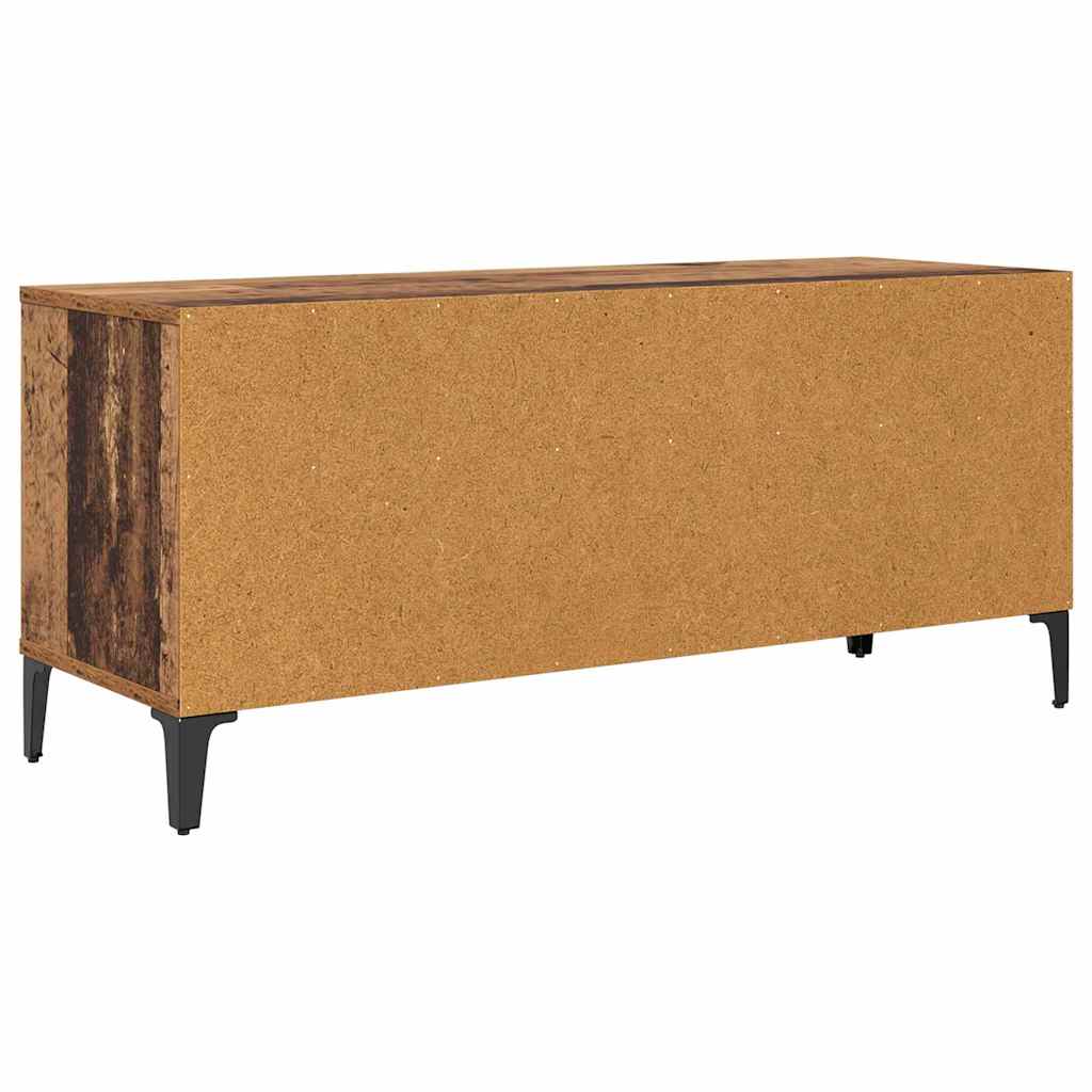 TV Cabinet with Drawer Old Wood 100 x 34.5 x 44.5 cm