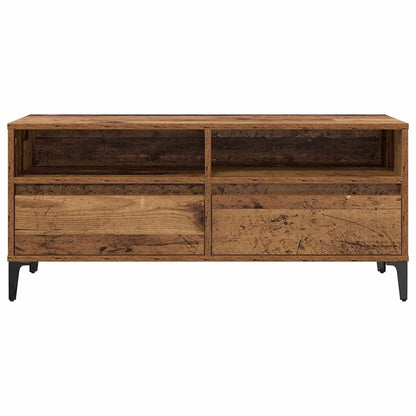 TV Cabinet with Drawer Old Wood 100 x 34.5 x 44.5 cm