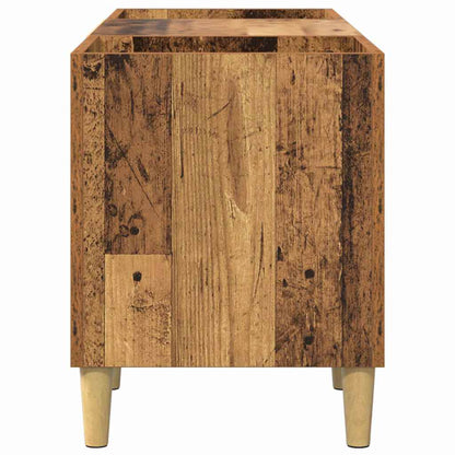 Record Cabinet Old Wood 121 x 38 x 48 cm Engineered Wood