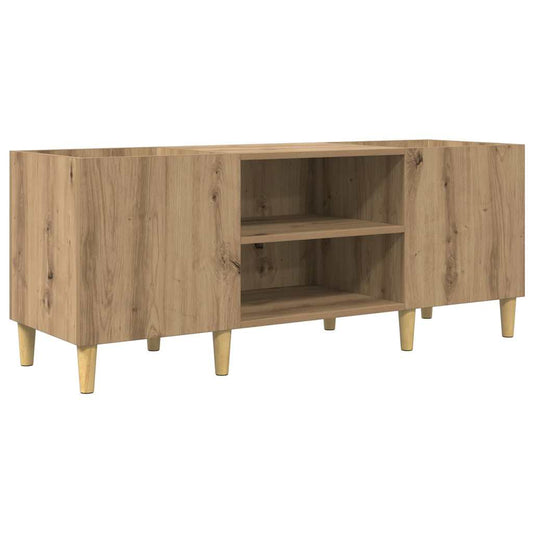 Record Cabinet 121 x 38 x 48 cm Engineered Wood Artisan Oak