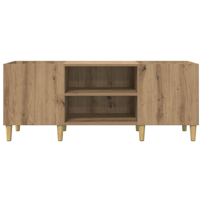 Record Cabinet 121 x 38 x 48 cm Engineered Wood Artisan Oak