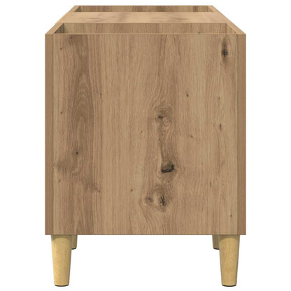 Record Cabinet 121 x 38 x 48 cm Engineered Wood Artisan Oak
