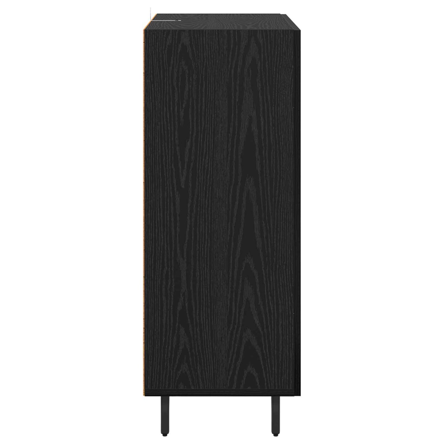 Sideboard Black Oak 69.5 x 34 x 90 cm Engineered Wood