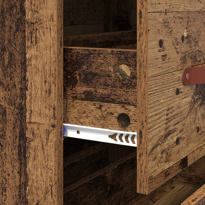 Chest of Drawers Old Wood 69.5 x 34 x 90 cm Engineered Wood