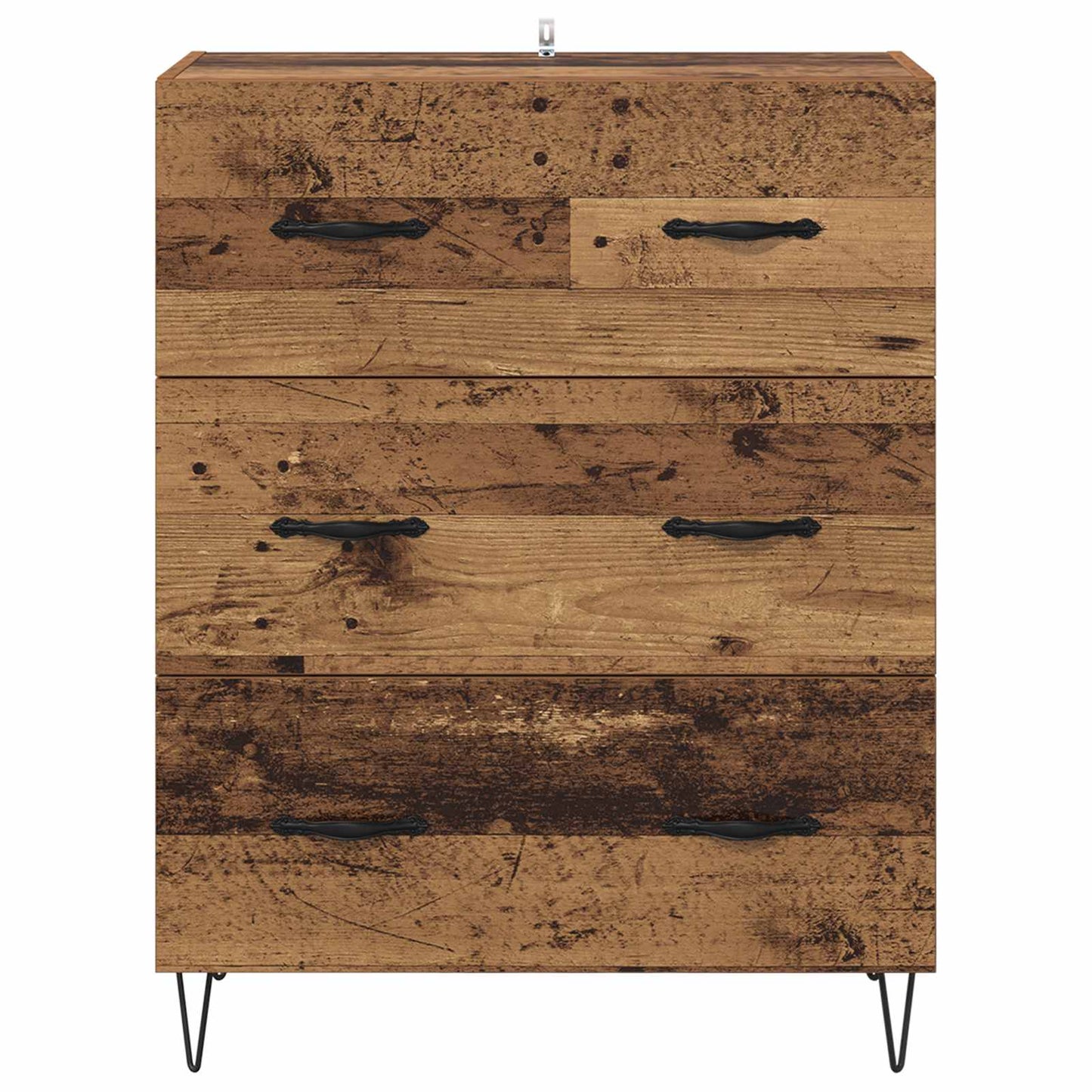 Sideboard Old Wood 69.5 x 34 x 90 cm Engineered Wood and Iron
