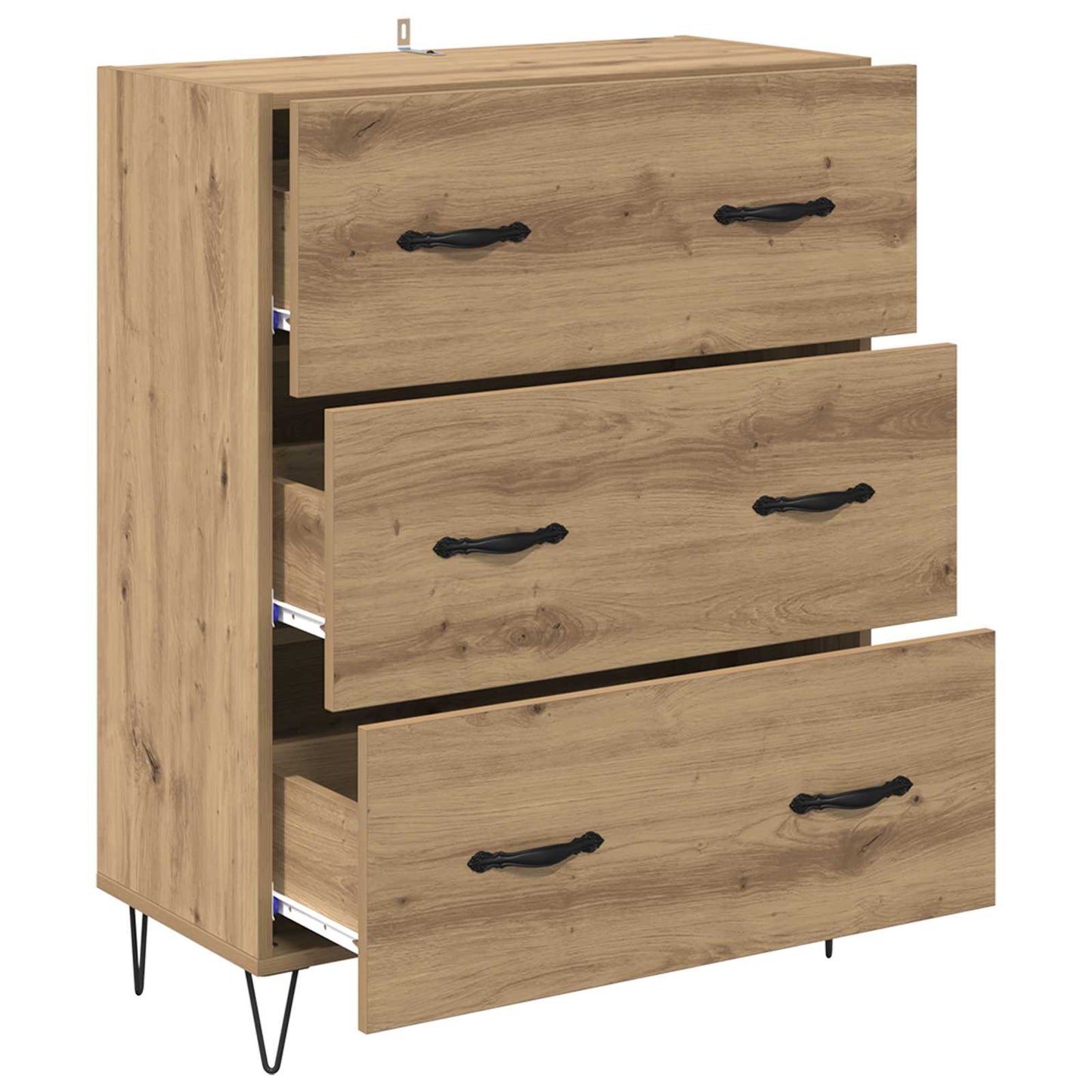 Sideboard with Drawer Artisan Oak 69.5 x 34 x 90 cm