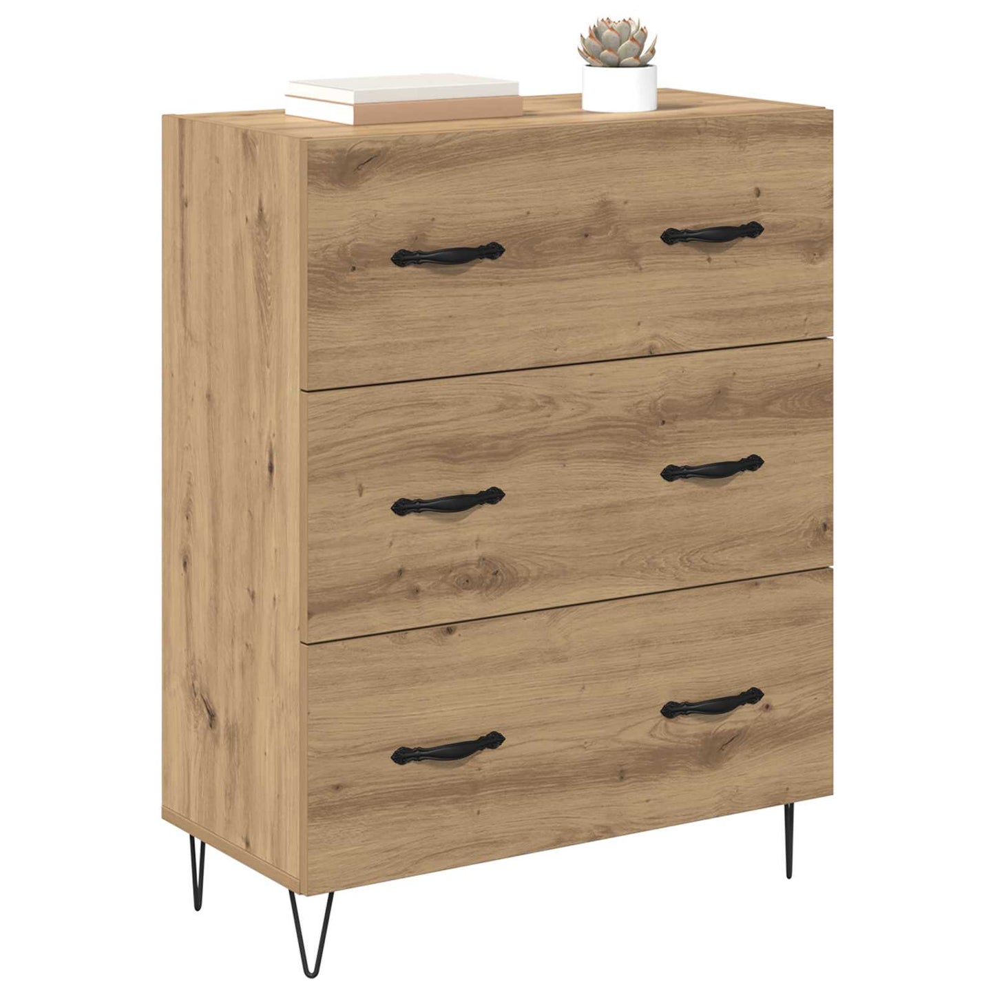 Sideboard with Drawer Artisan Oak 69.5 x 34 x 90 cm