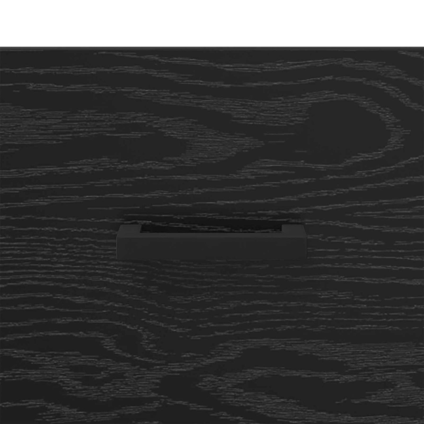 Sideboard Black Oak 69.5 x 34 x 90 cm Engineered Wood and Iron