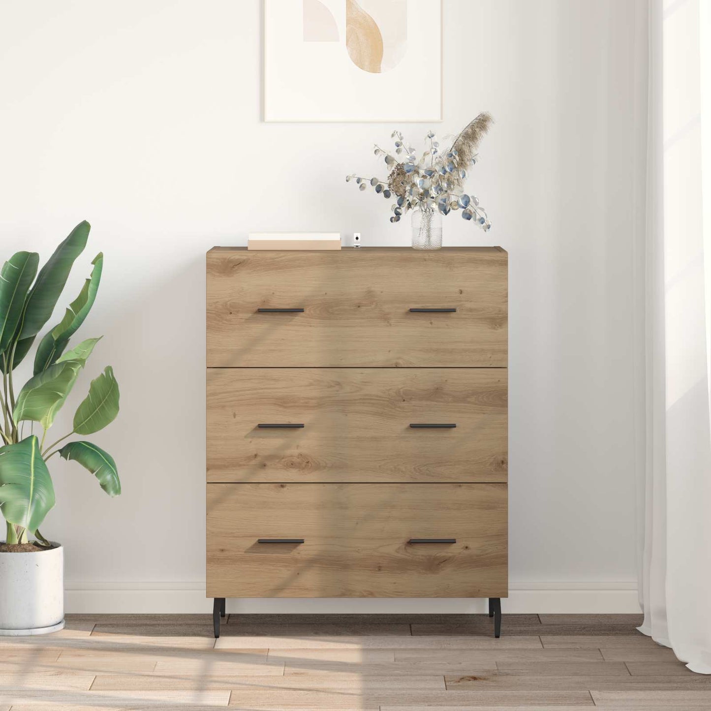 Sideboard with Drawer Artisan Oak 69.5 x 34 x 90 cm