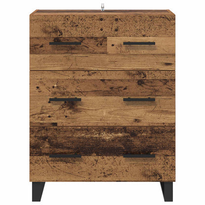 Sideboard Old Wood 69.5 x 34 x 90 cm Engineered Wood and Iron