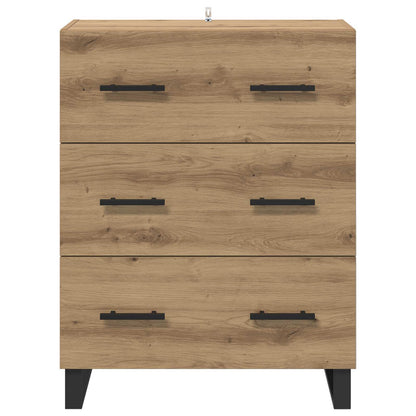 Sideboard with Drawer Artisan Oak 69.5 x 34 x 90 cm