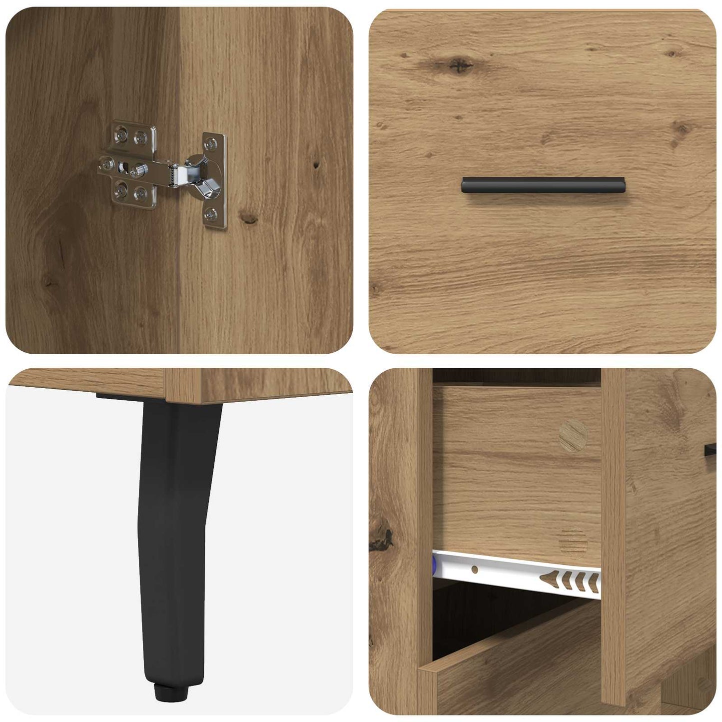 Sideboard Artisan Oak 69.5 x 34 x 90 cm
